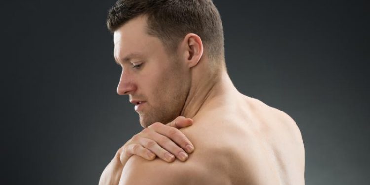 neck and shoulder pain stretch and exercise